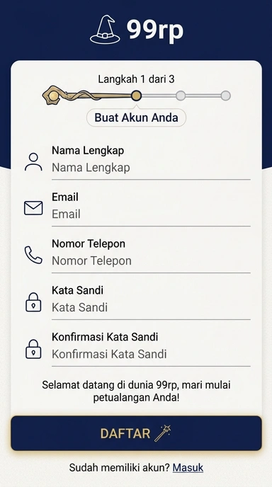 Panduan Registrasi Akun 99rp untuk Pengguna Android