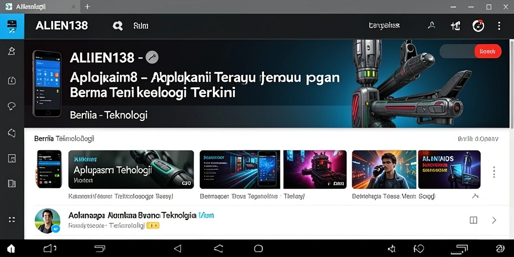 Tampilan antarmuka ALIEN138 yang intuitif dan informatif.