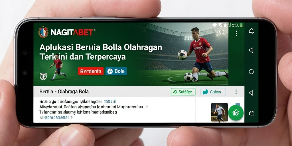 Tampilan antarmuka aplikasi NAGITABET yang modern dan informatif.