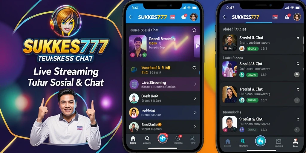 Antarmuka SUKSES777 yang menarik dan fungsional untuk Live Streaming.